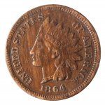 1 Cent 1864 L,  ... 