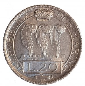 Repubblica (1931-1938), 20 Lire ... 
