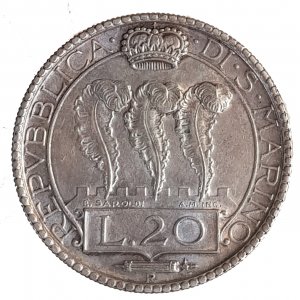 Repubblica (1931-1938), 20 lire ... 