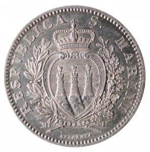 2 Lire 1906; AG; Mont.2  R