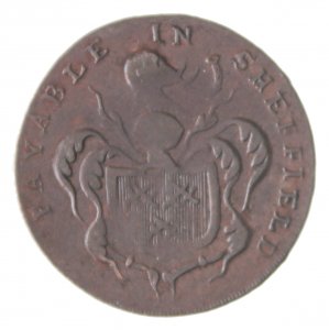 Half penny 1793; CU; Gr.:10,2