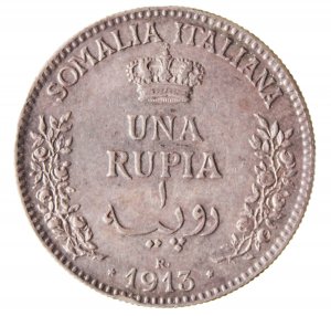 1Rupia 1913; Ag; Mont. 442  ... 