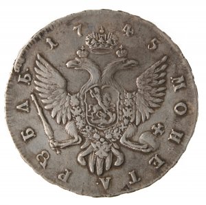  Rublo 1740; AG, Gr. ... 