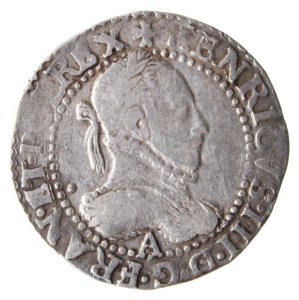 Mezzo franco 1587; AG; GR. ... 