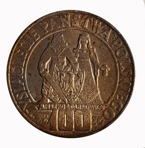 100 Zloty 1966; AG; Gr.:20; Kr.:57