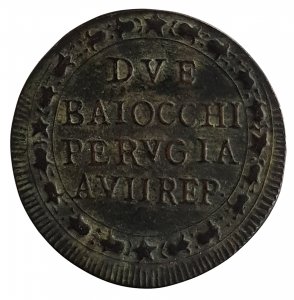  2 baiocchi A.VII; Cu; Mont. 2
