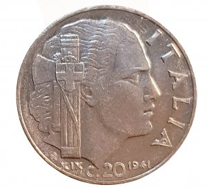  20 cent. 1941 XIX; NI; Mont. ... 