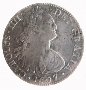  8 Reales 1807 TH; AG; Gr: ... 