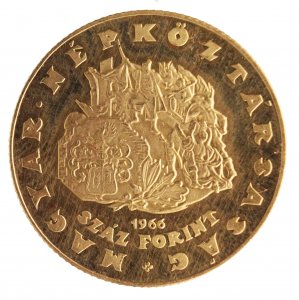  100 Forint 1966; AU;Gr: ... 