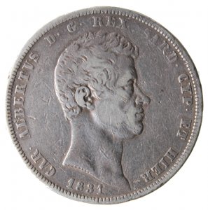 5 Lire 1831To
AG; Mont.102  ... 
