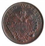 1 centesimo 1858; CU; ... 