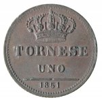 Tornese 1851; CU; Mont. 1192