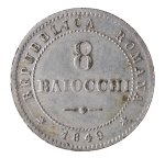 8 Baiocchi 1849 ; Mi;  Mont. 61