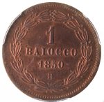 1 Baiocco 1850 a. V; CU    Mont. ... 