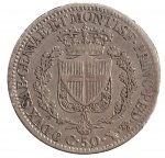  50 Centesimi 1831 T; AG; Mont. ... 