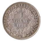  1 Franco 1888; AG; Gad.465
